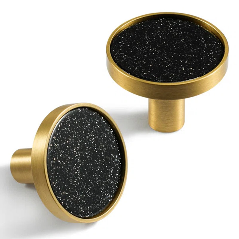  1-5/16" Diameter Circle Knob Multipack, Starry Black