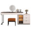 Meuble-lavabo de haute qualité avec tabouret, très facile à assembler, plateau en verre, avec prise de courant, très grand espace de rangement, armoire auxiliaire extensible-1585875323-1589595422
