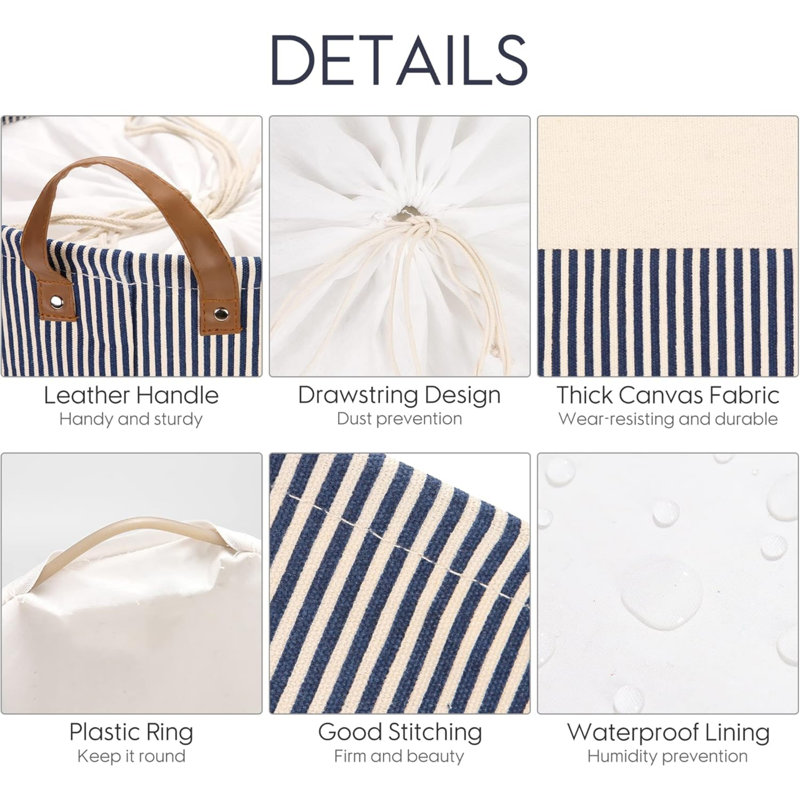 Canvas Laundry Cart