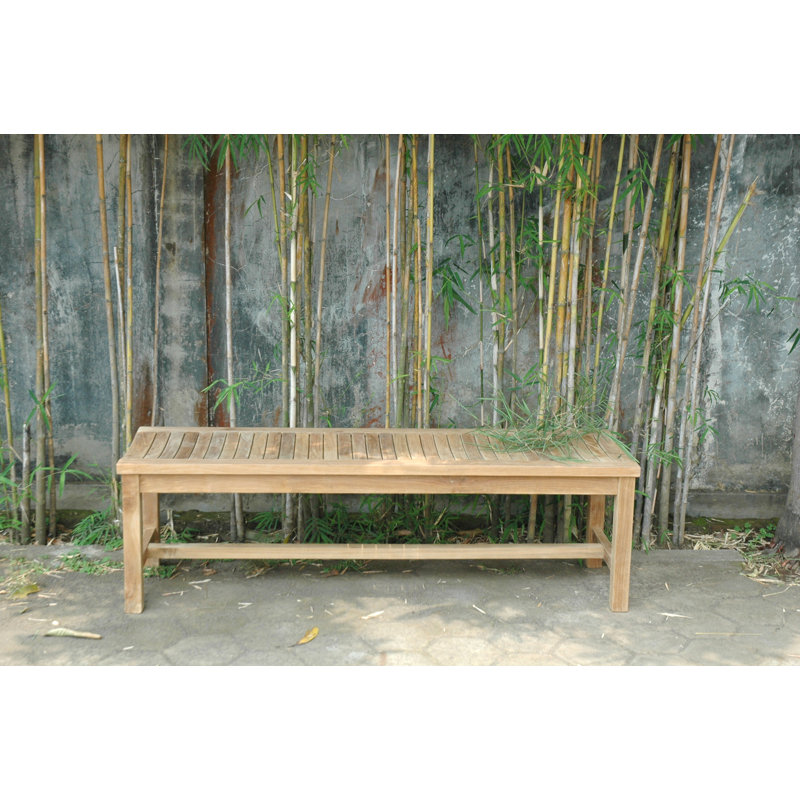 Banc sans dossier à 3 places Casablanca, Pas de coussin
