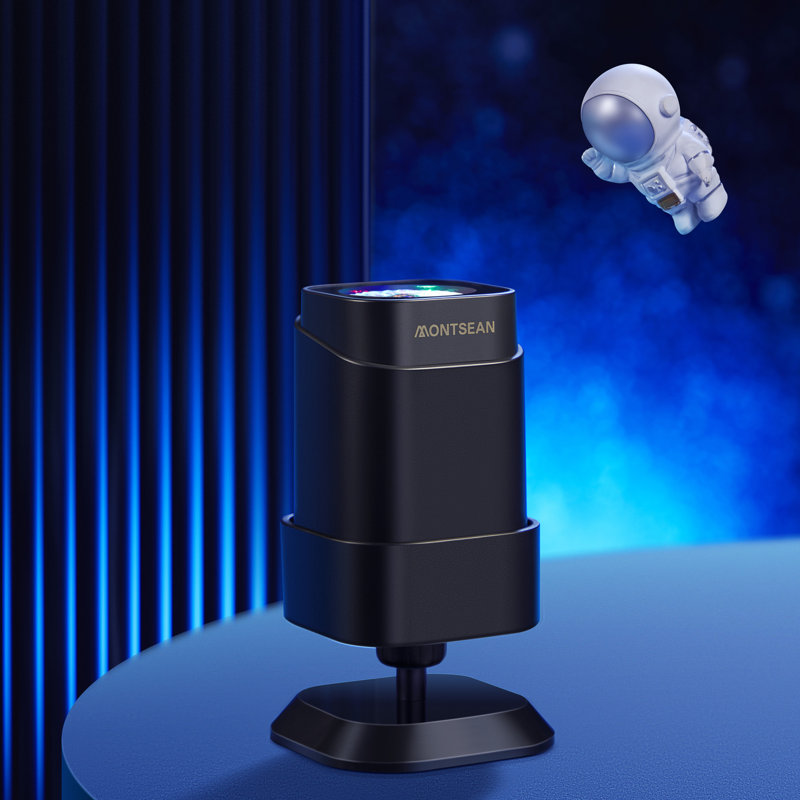 Black LED Projection Night Light