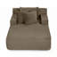 Méridienne simple en velours Boneless Fluffy-1974641171