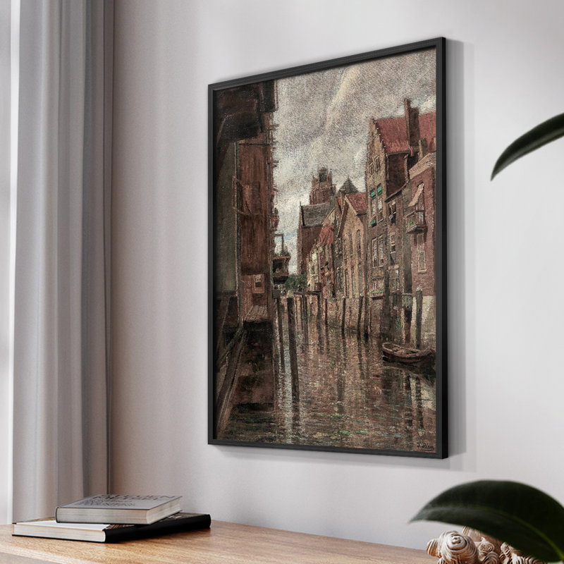 «Vintage Landscape CLVII» sur papier, H 10 po x l 8 po, Noir