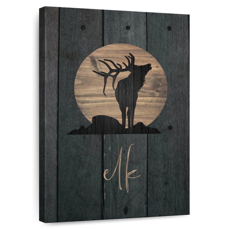 Brampt Wilderness Wood Elk, 36" H x 24" W