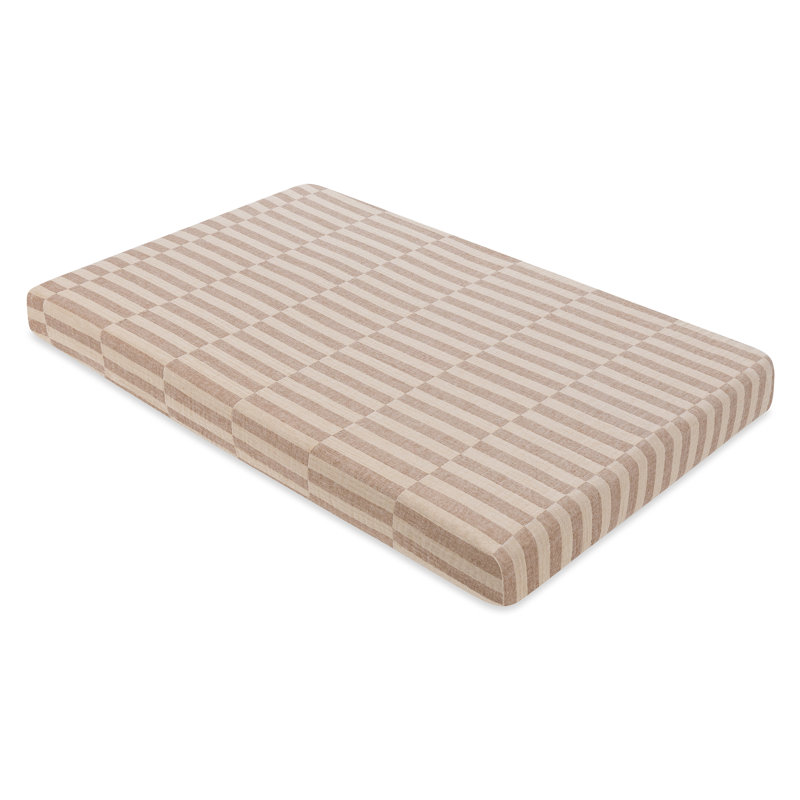 Cocoa Stripe Muslin Mini Crib Sheet