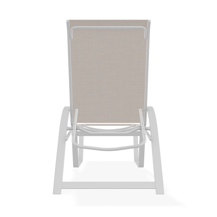 Holna Outdoor Rust-Resistant Metal Chaise Lounge