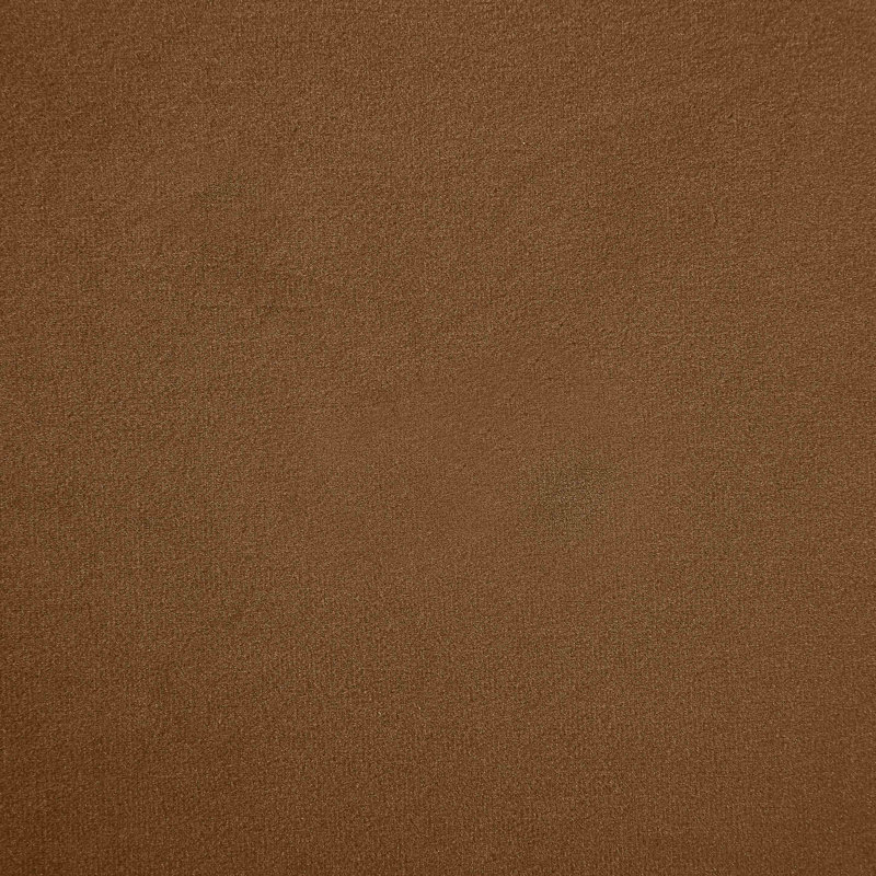 Chaise rembourrée Cedra, Velours selle, Brun
