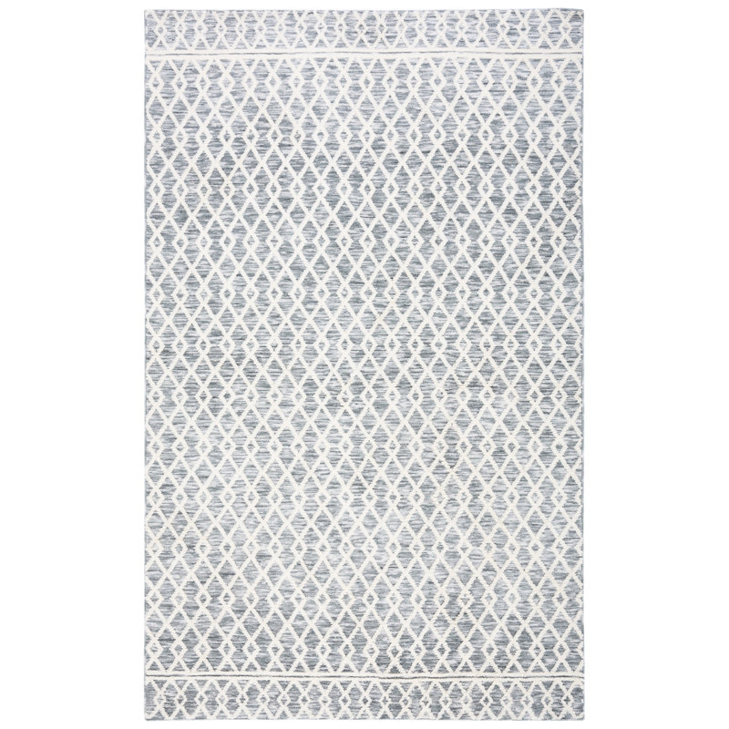 Quiogue Performance Machine Washable Geometric Rug, Rectangle 5' x 8'