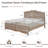 Detarius Solid Wood Camelback Platform Bed-1599798997-1599799158
