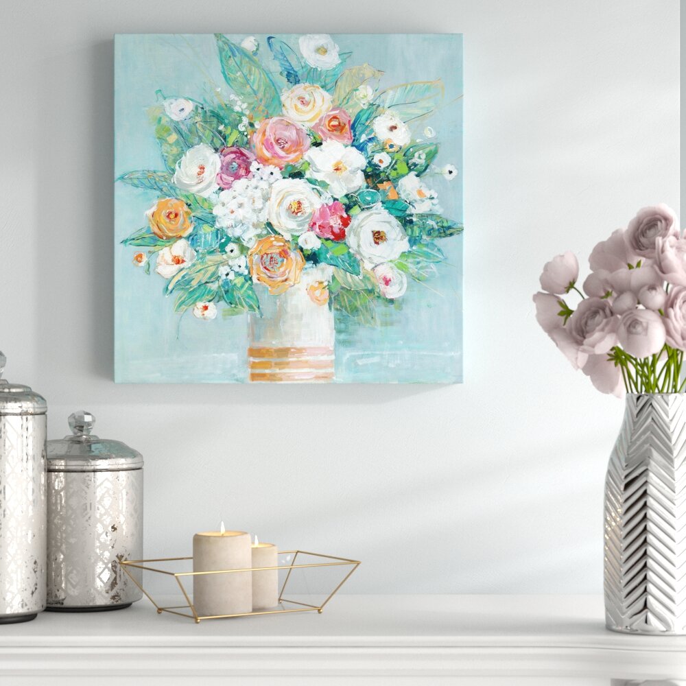 House of Hampton® 'Garden Devotion II' Oil Painting Print & Reviews ...