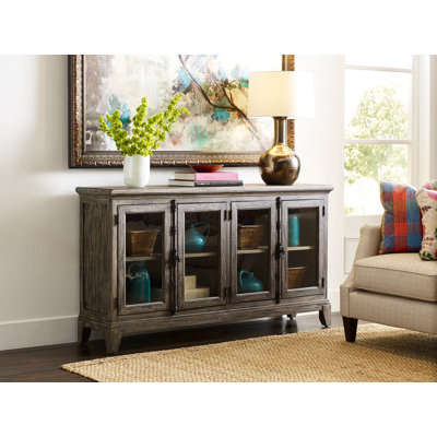 Solid Wood Accent Cabinet