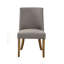 Chaises parson rembourrées Faxan Kensington, gris foncé