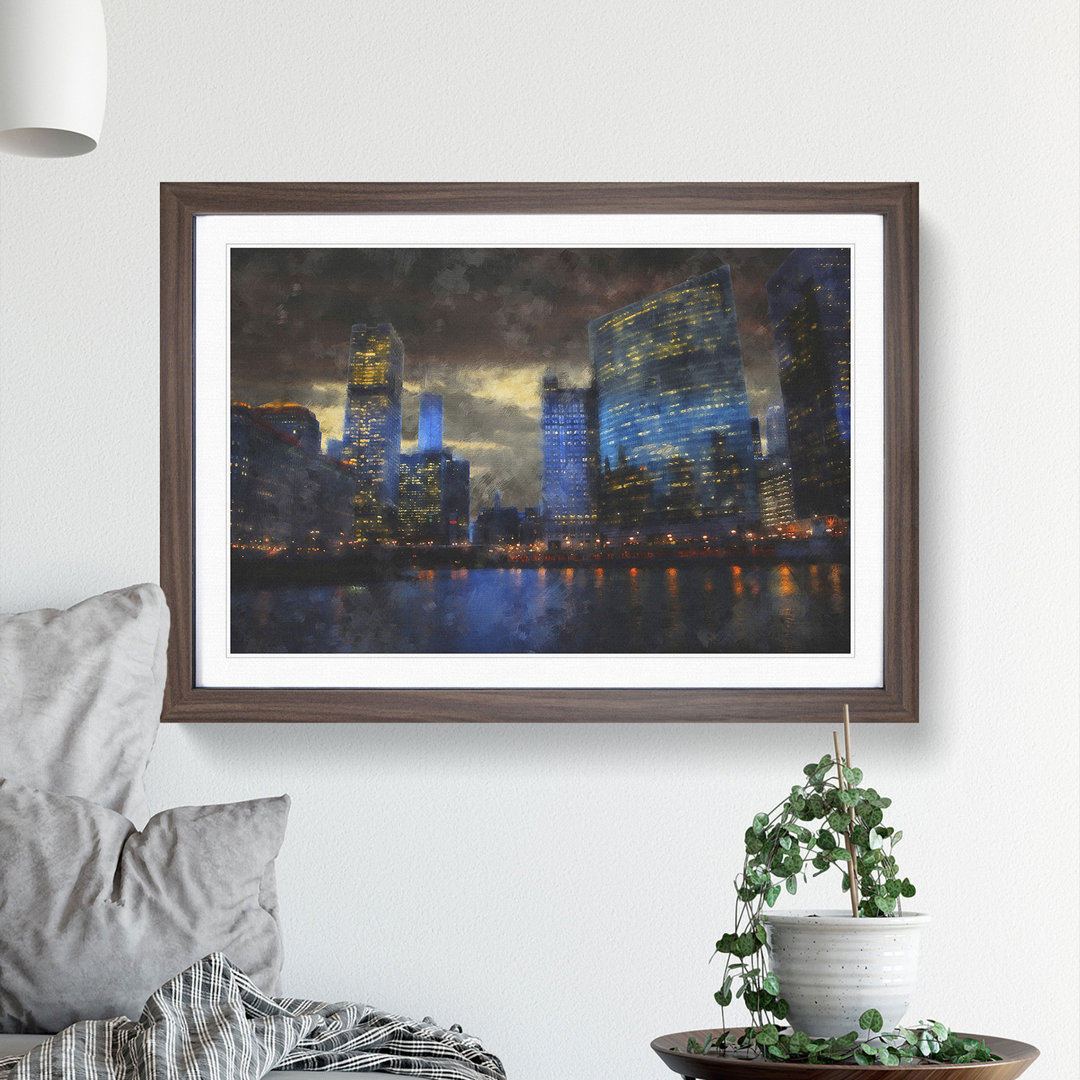 Downtown Chicago Skyline - Picture Frame Painting