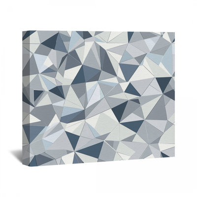 Geometric Canvas Wrap - Abstract Wall Decor
