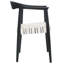 Thanusan Leather Woven Arm Chair-988202872-988202875