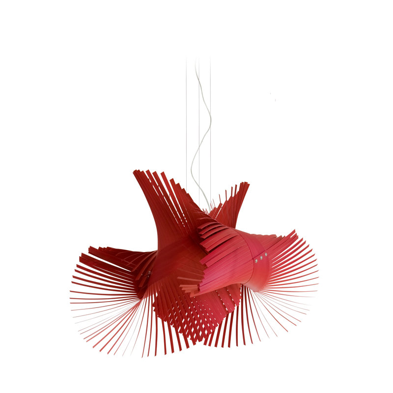 Minimikado 1 - Light Pendant, E26, Red