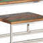 Steelville 110cm Solid Wood Top Console Table
