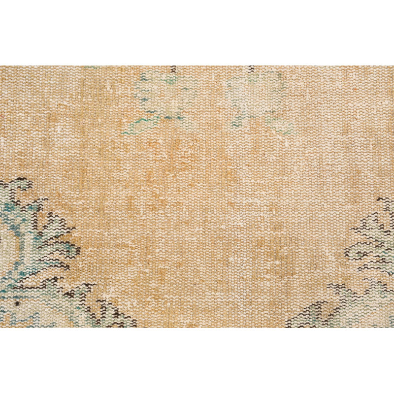 Turkish Handwoven Door Mat Featuring Subtle Beige Patterns Ideal for Elegant Entryways