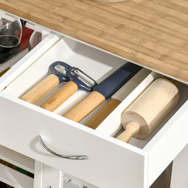 Rolling Kitchen Island With Storage