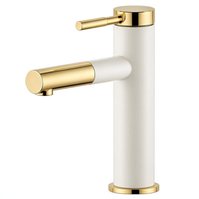 Single-Hole and Mounting / Installation Required Single Bathroom Faucet with Drain Assembly
