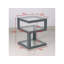 Earnestine Glass Top Frame End Table-29330256