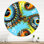 Fractal Portal Magic IV - Modern wall clock