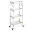 Origami 4 Tier Foldable Rolling Cart