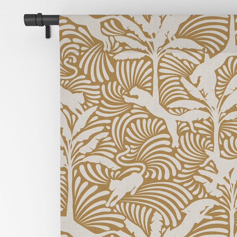 Yanesha Blackout Curtain Single Panel, 50" W x 84" L