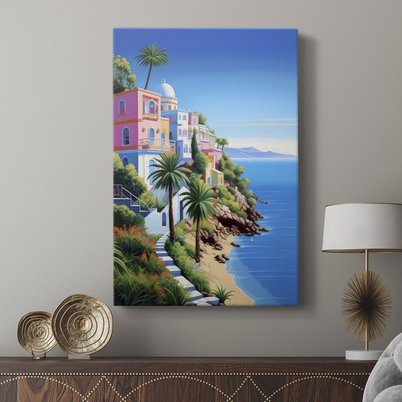 On the Aegean I -Gallery Wraraped Cavas, H 18 po x l 12 po