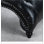 Chaise longue sans accoudoirs touffetée