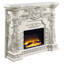 Foyer 62 "Adara, finition blanc antique