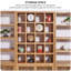 Bibliothèque en bois Modern