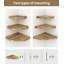 Tablette d'angle en bois massif Keelia