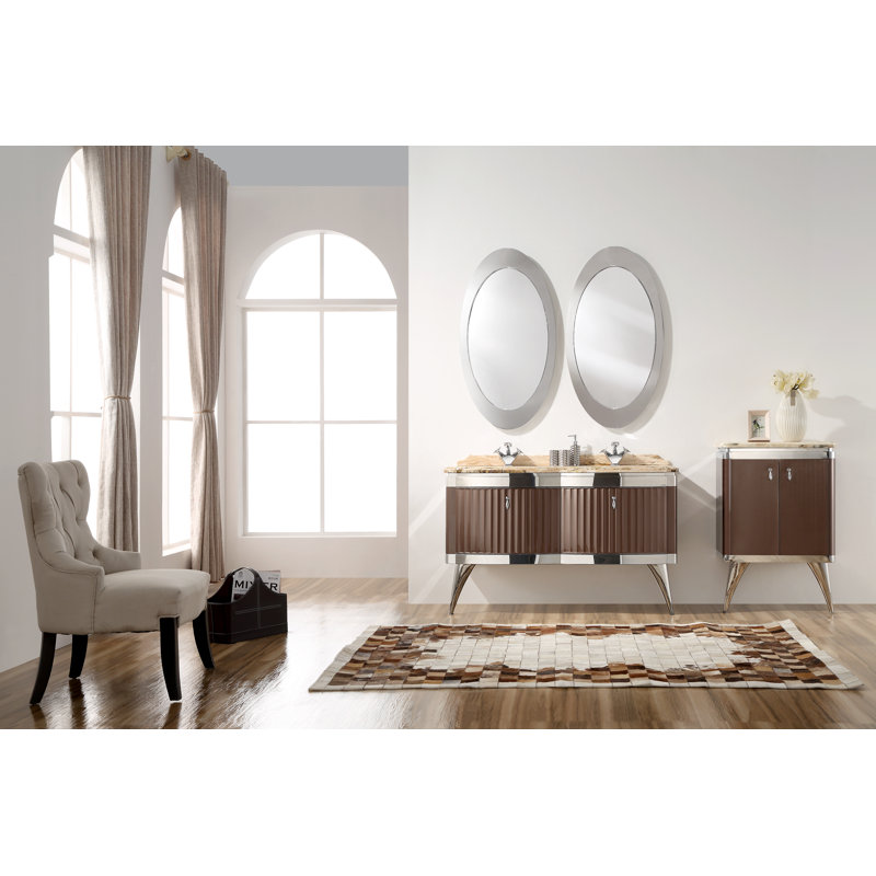 53'' W Double Bathroom Vanity Base