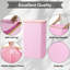Panier à linge avec couvercle, grand panier à linge pliable de 110 L avec poignées en bambou pour la chambre à coucher, la salle de bain, le dortoir et la salle de lavage-463524906