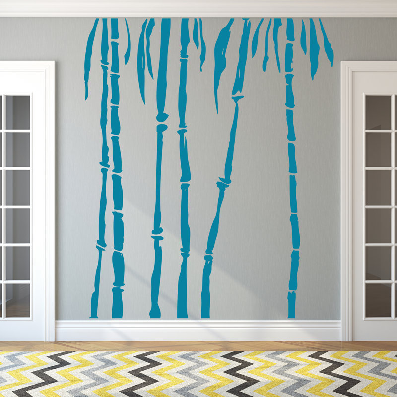 Plants & Flowers Wall Decal, Teal
