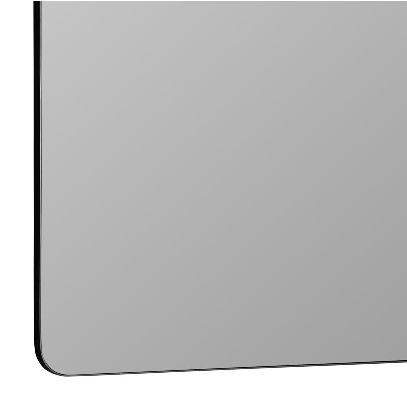 Frida Collection Square Mirror, Black