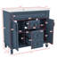 Meuble-lavabo autoportant 36 po avec 2 portes et tiroirs à fermeture en douceur-971191646-971191620