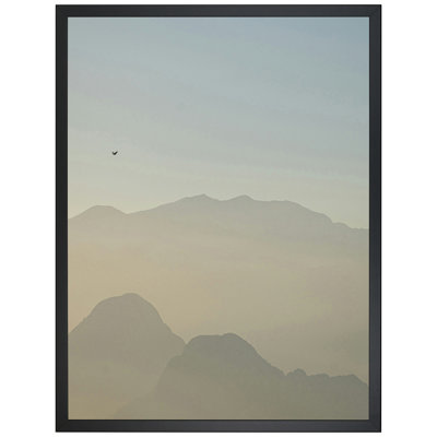 18x24 Picture Frame Black Corporate Thin Style 72048 , 0.75 Inch MDF Moulding , Includes Acrylic and Backing , Wall Display Frame for Art, Posters, or Photos 