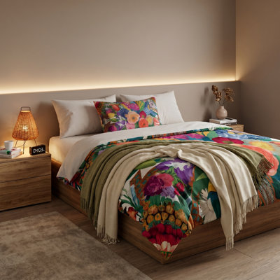 Ensemble de housse de couette Vibrant Botanical