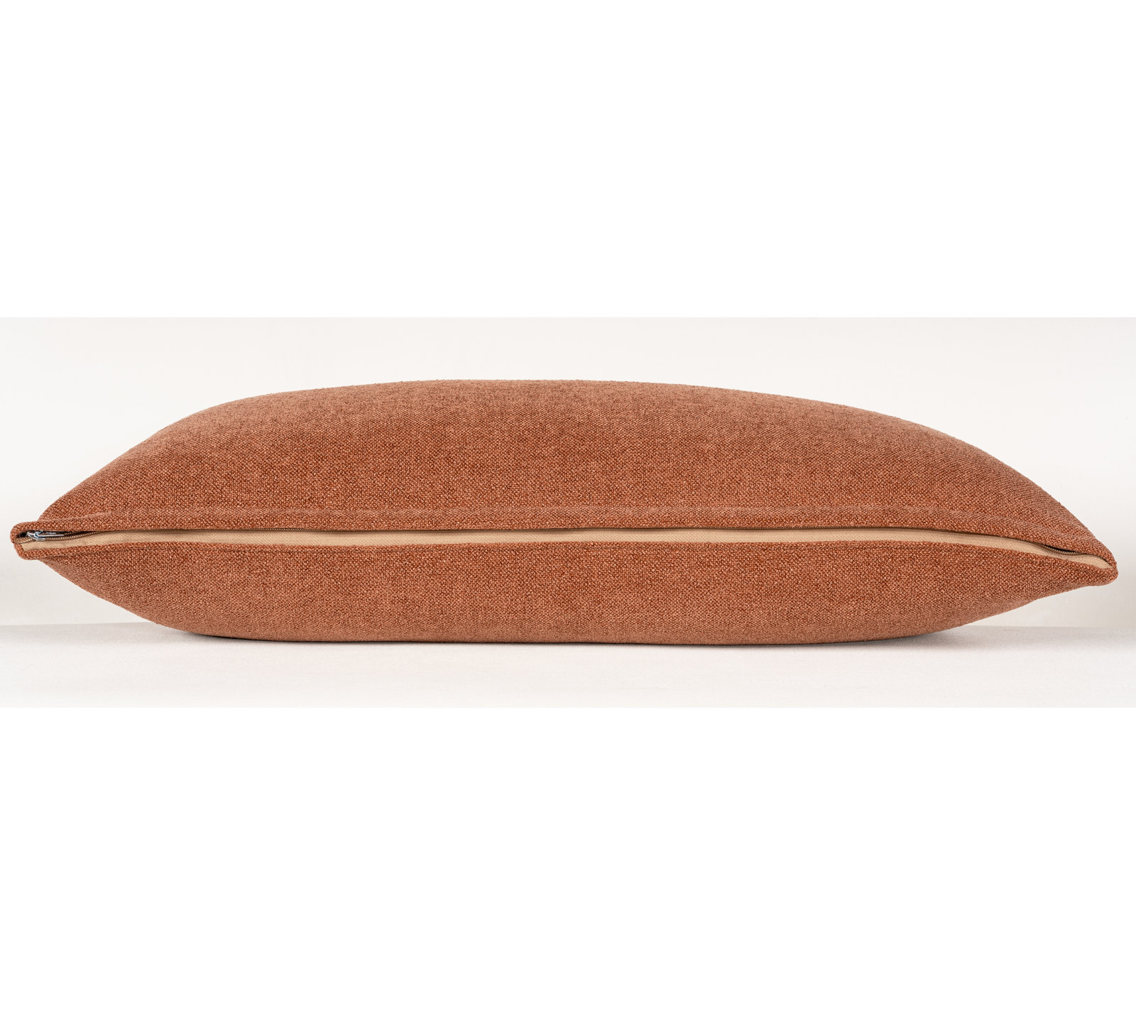 Cascade Textured Accent Pillow, Polyester, Red, Rectangle 12"H x 21"W