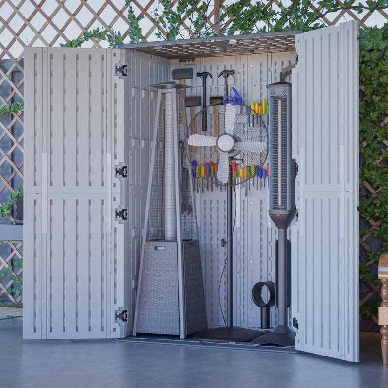 ClutterClear Versatile Deck Box with Adjustable Dividers