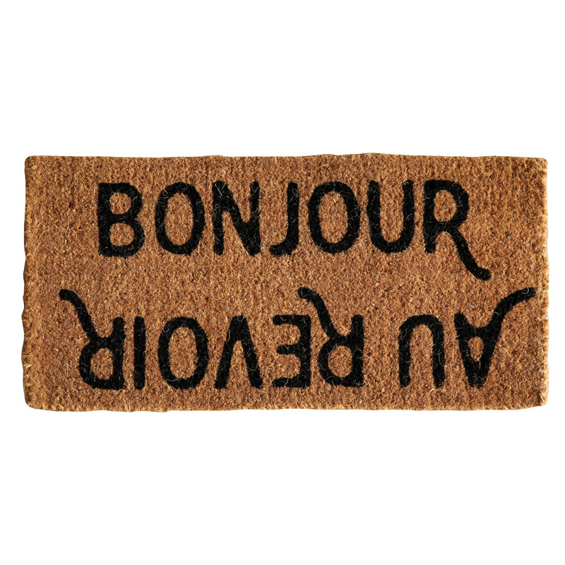 Paillasson Coir «Bonjour / Au Revoir»