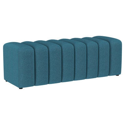 Shaundrel Fabric Upholstered Tufted Accent Bench