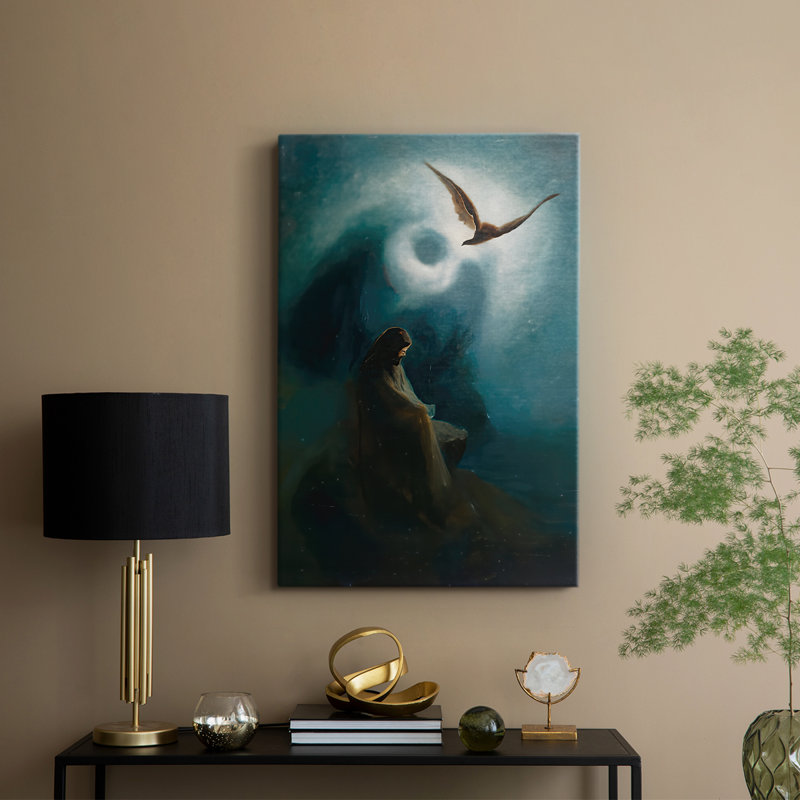 Martyr et Crucifié, Son Helios - Toile tendue avec châssis par Karl Wilhelm Diefenbach, 12 x 18