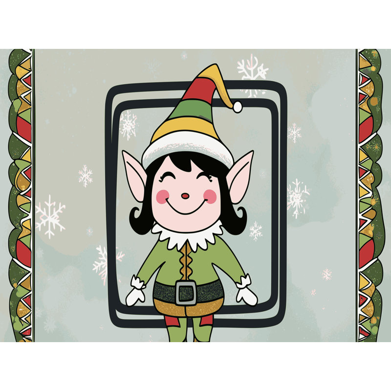 Tapis vacances de Noël The Holiday Aisle®, Rectangle 7 pi x 9 pi