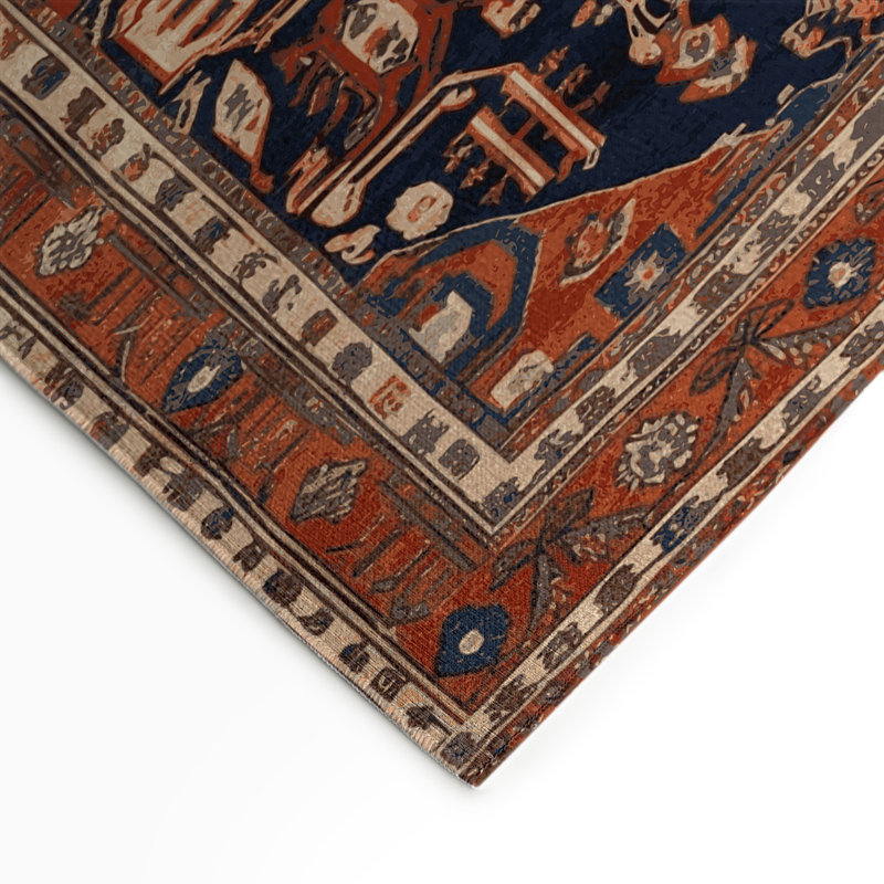 Tapis turc intérieur et extérieur brun, Rectangle 9 pi x 12 pi