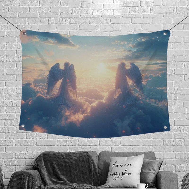 Tapisserie en microfibre, H 68 po x l 80 po