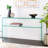 43'' Glass Console Table