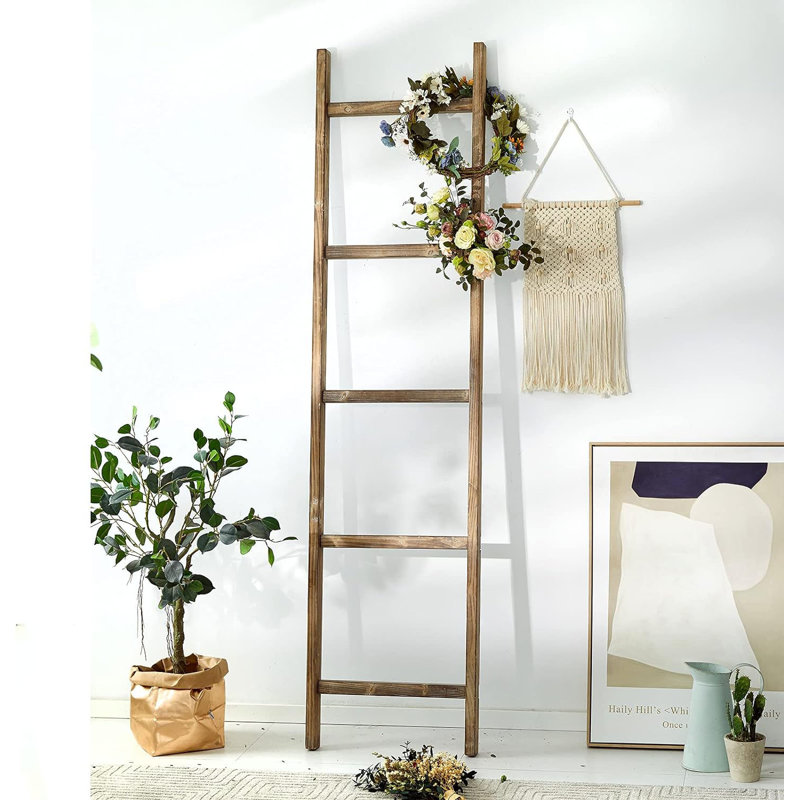 Porte-serviettes autoportant en bois